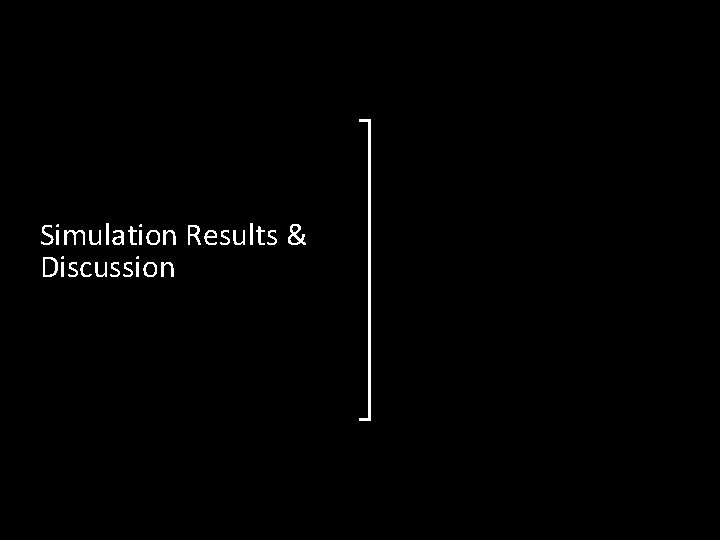 Simulation Results & Discussion 