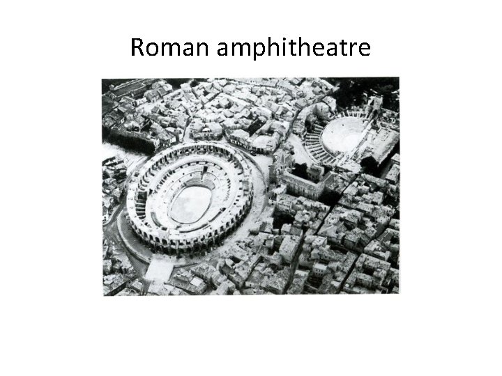 Roman amphitheatre 