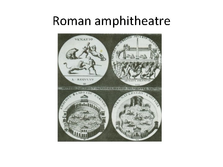 Roman amphitheatre 