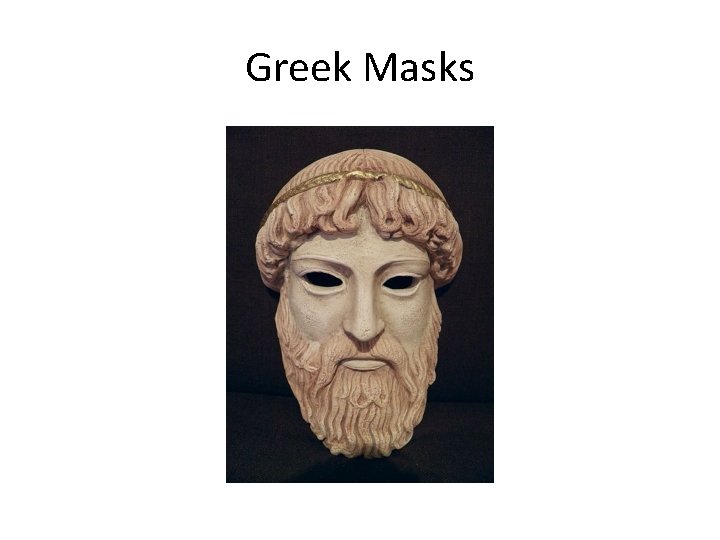 Greek Masks 