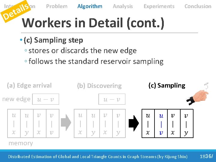 s l i a t Introduction De Problem Algorithm Analysis Experiments Conclusion Workers in