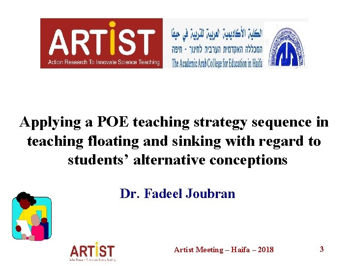 Applying a POE teaching strategy sequence in teaching floating and sinking with regard to