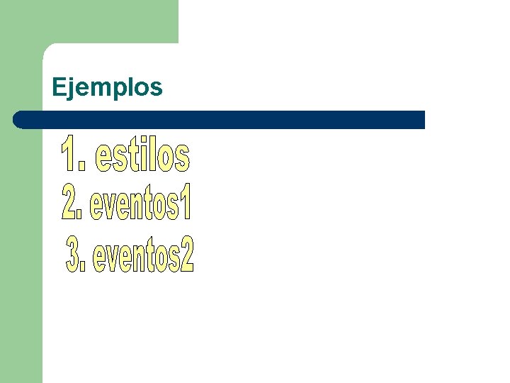 Ejemplos 