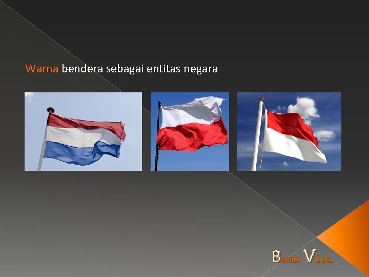 Warna bendera sebagai entitas negara B AHASA V ISUAL 