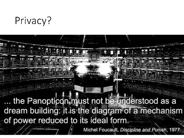 Privacy? 