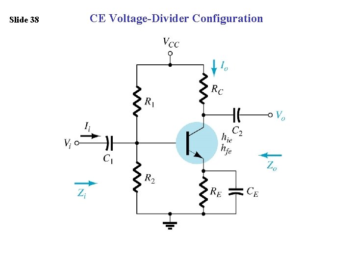 Slide 38 CE Voltage-Divider Configuration 