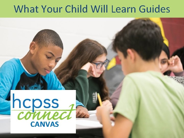 What Your Child Will Learn Guides CANVAS 