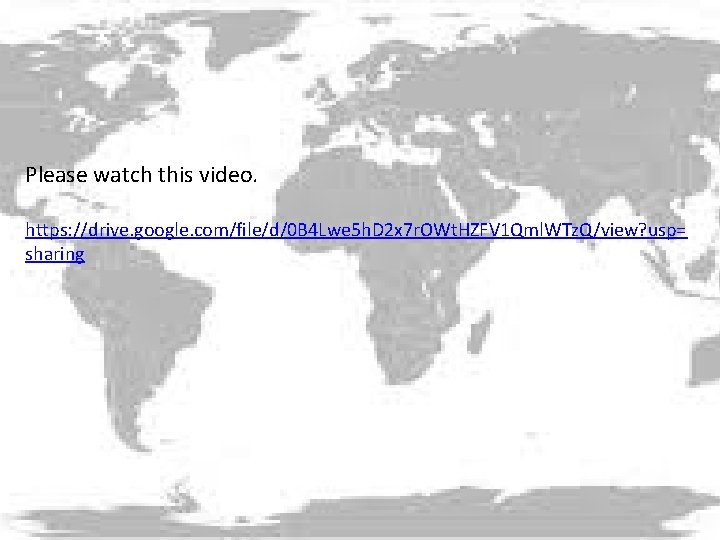 Please watch this video. https: //drive. google. com/file/d/0 B 4 Lwe 5 h. D