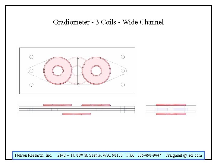 Gradiometer - 3 Coils - Wide Channel Nelson Research, Inc. 2142 – N. 88