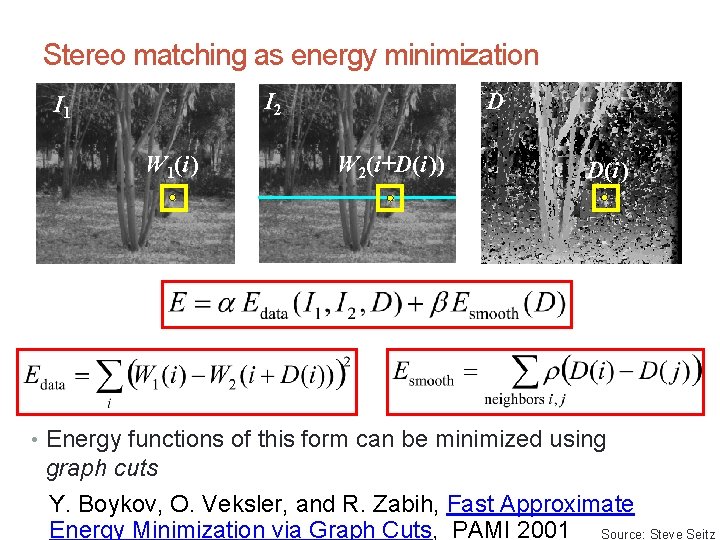 Motion and Optic Flow CS 4495 Computer Vision – A. Bobick Stereo matching as