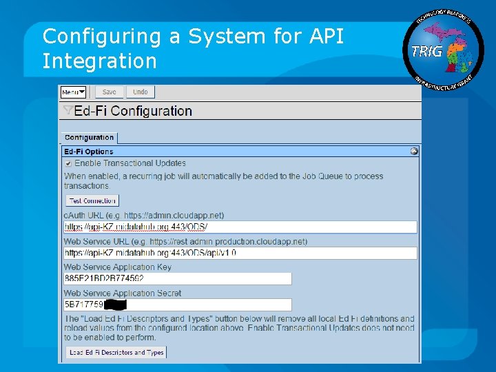 Configuring a System for API Integration 