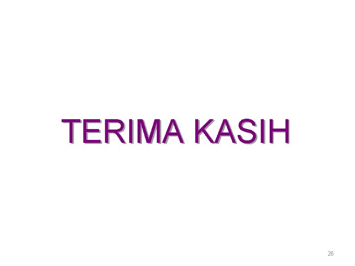 TERIMA KASIH 26 