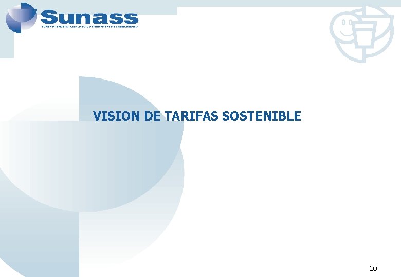 VISION DE TARIFAS SOSTENIBLE 20 