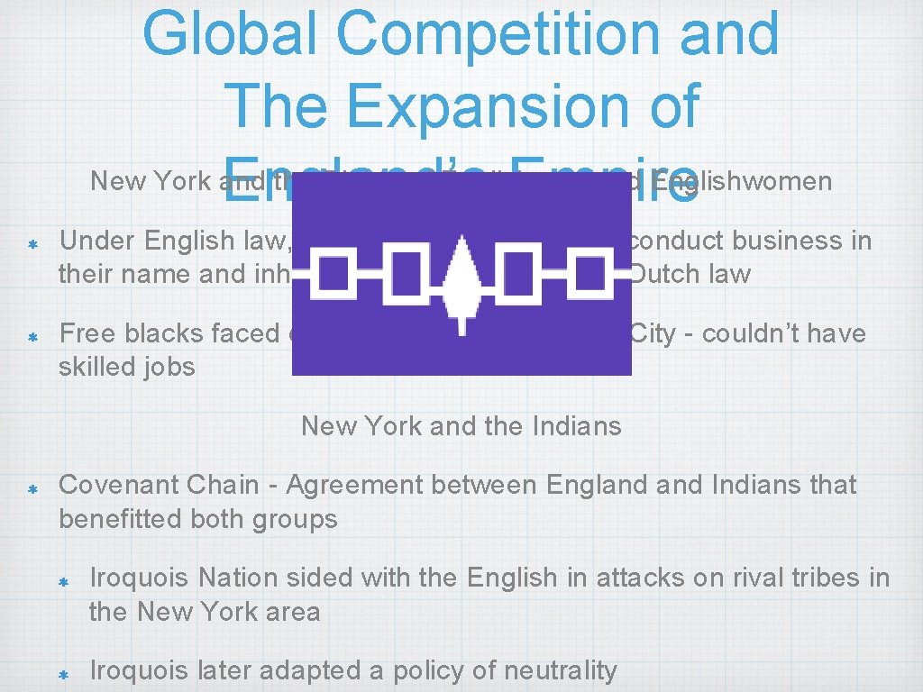Global Competition and The Expansion of New York and the Rights of Englishmen and