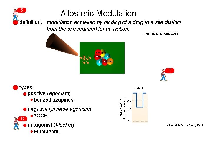 5 Allosteric Modulation definition: modulation achieved by binding of a drug to a site