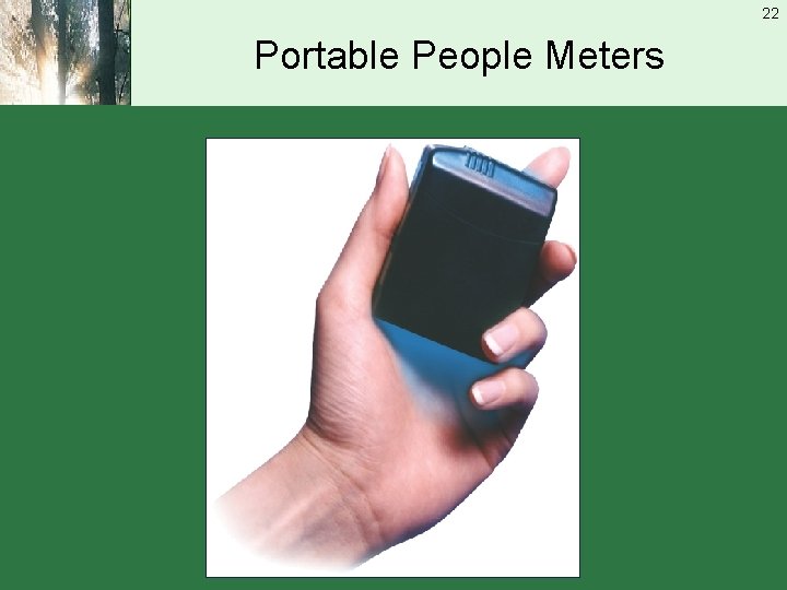 22 Portable People Meters 