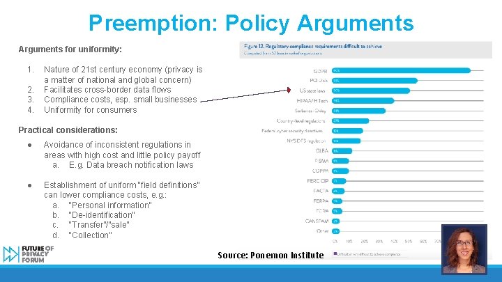Preemption: Policy Arguments for uniformity: 1. 2. 3. 4. Nature of 21 st century