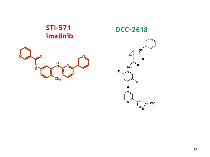 STI-571 imatinib DCC-2618 NH N O N N H H N O N N