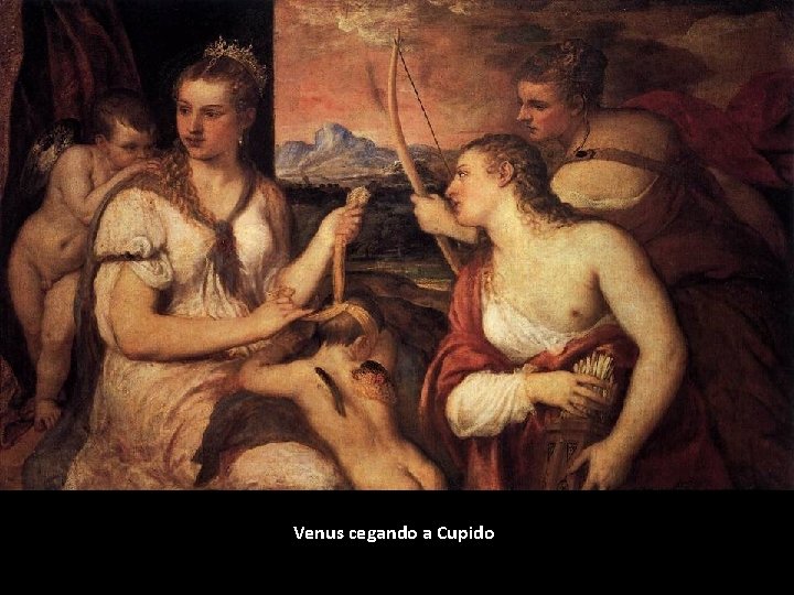 Venus cegando a Cupido 