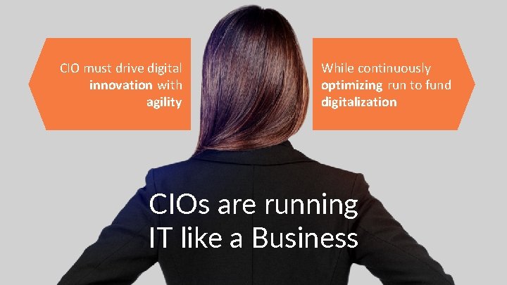 CIO must drive digital innovation with agility While continuously optimizing run to fund digitalization