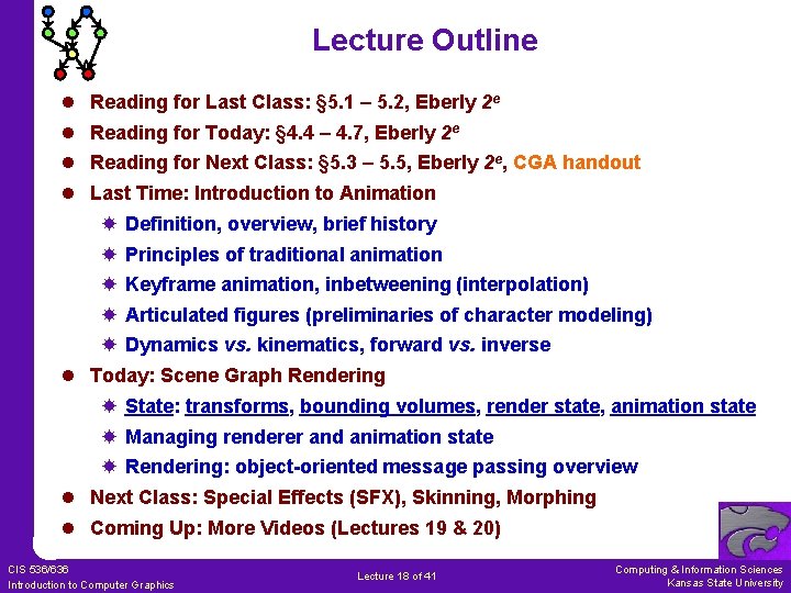 Lecture Outline l l Reading for Last Class: § 5. 1 – 5. 2, Lecture Outline l l Reading for Last Class: § 5. 1 – 5. 2,