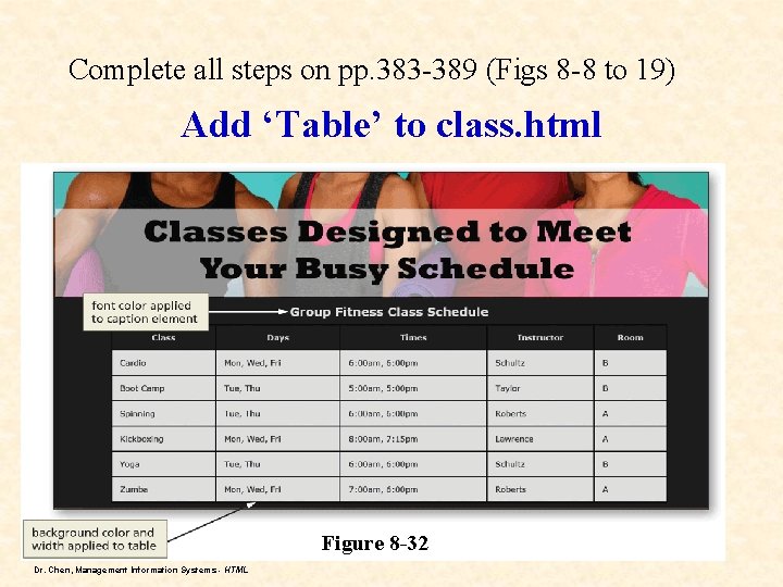 Complete all steps on pp. 383 -389 (Figs 8 -8 to 19) Add ‘Table’ Complete all steps on pp. 383 -389 (Figs 8 -8 to 19) Add ‘Table’