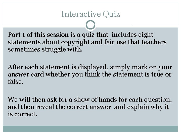 What You Can and Should Do about Copyright