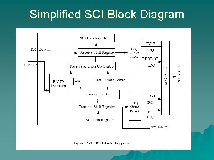 Simplified SCI Block Diagram 
