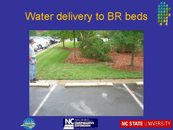 Water delivery to BR beds 