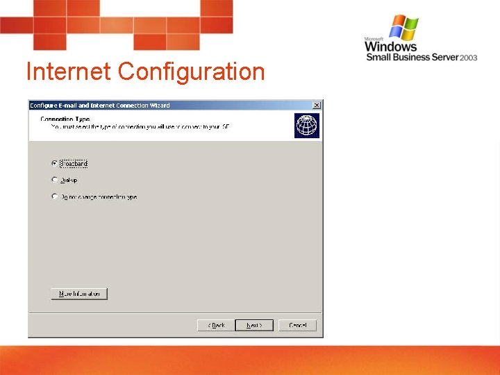 Internet Configuration 