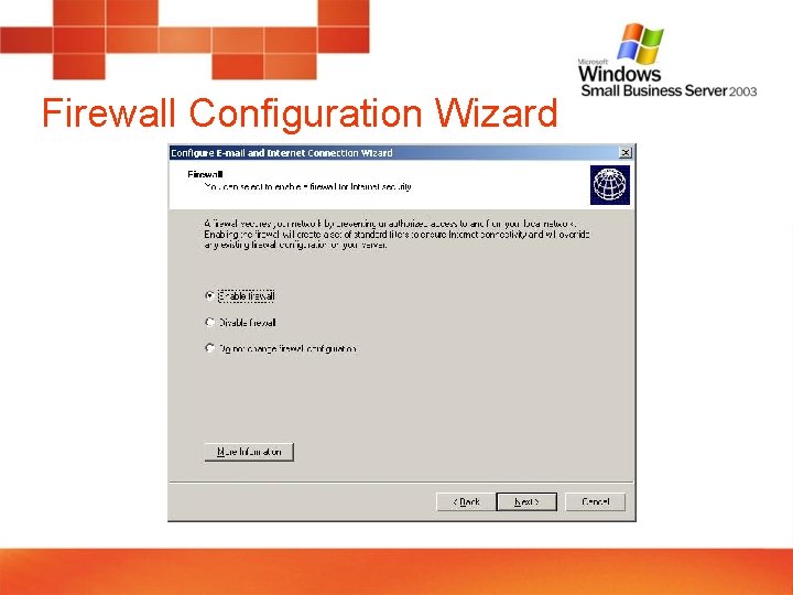 Firewall Configuration Wizard 