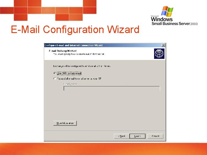 E-Mail Configuration Wizard 