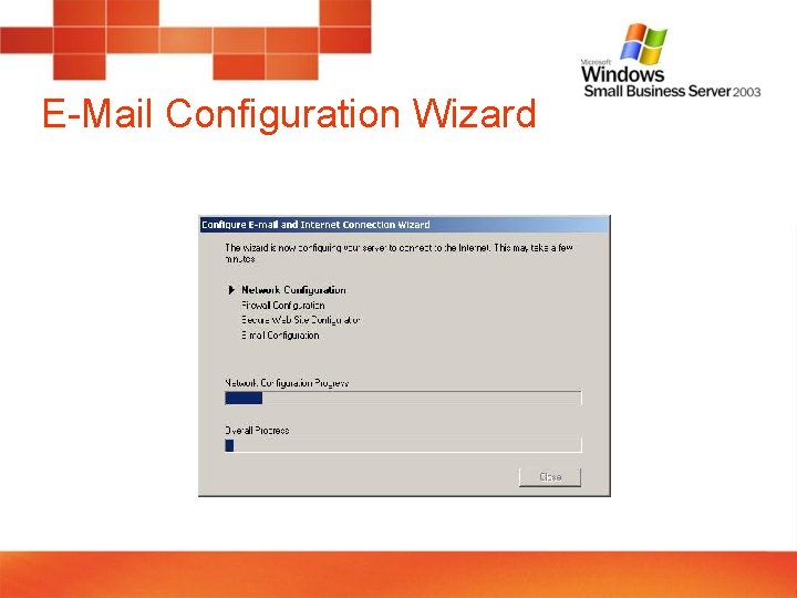 E-Mail Configuration Wizard 