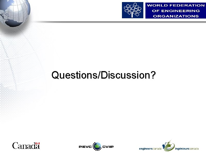 Questions/Discussion? 