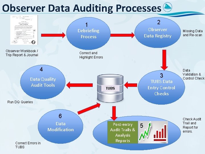 Observer Data Auditing Processes 2 1 Observer Data Registry Debriefing Process Observer Workbook /