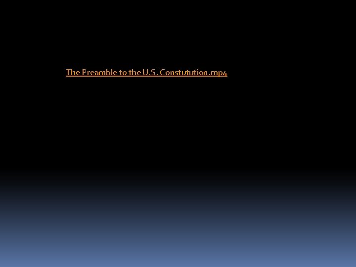 The Preamble to the U. S. Constutution. mp 4 