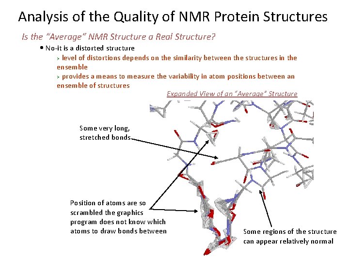 Analysis of the Quality of NMR Protein Structures Is the “Average” NMR Structure a