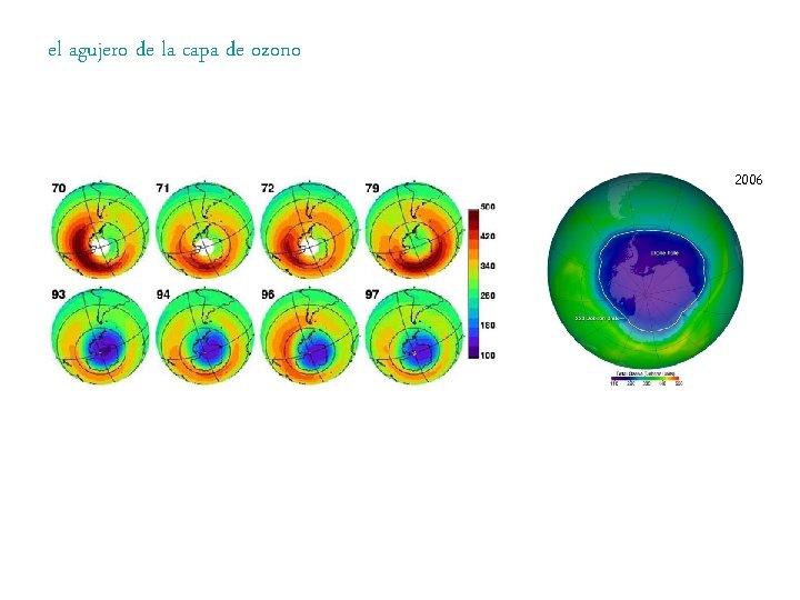 el agujero de la capa de ozono 2006 