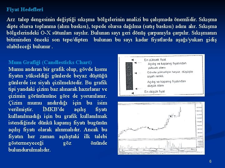 Fiyat Hedefleri Arz talep dengesinin değiştiği sıkışma bölgelerinin analizi bu çalışmada önemlidir. Sıkışma dipte