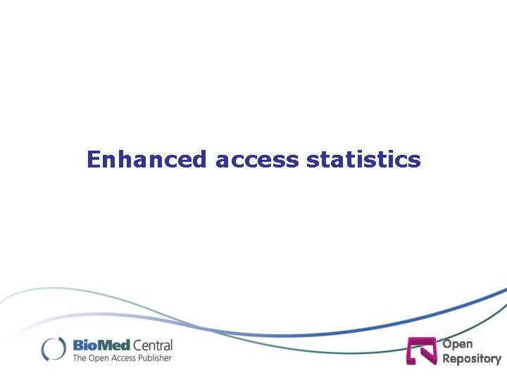 Enhanced access statistics 