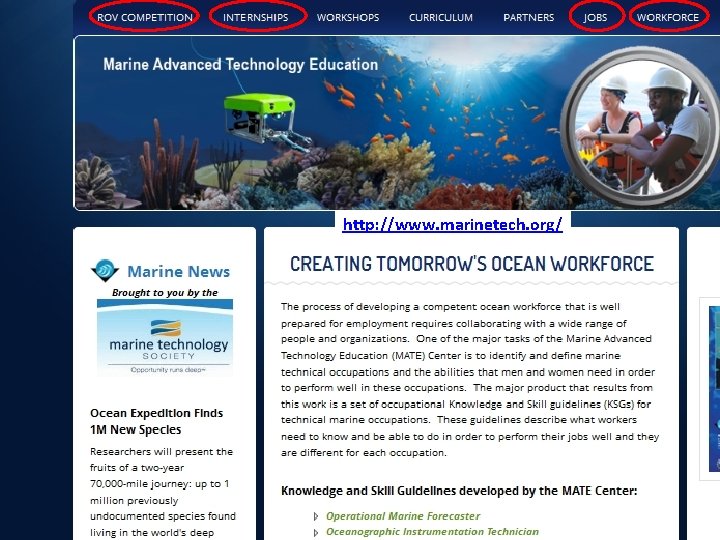 http: //www. marinetech. org/ 