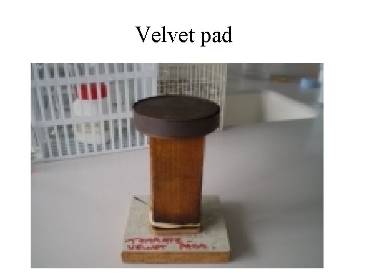 Velvet pad 