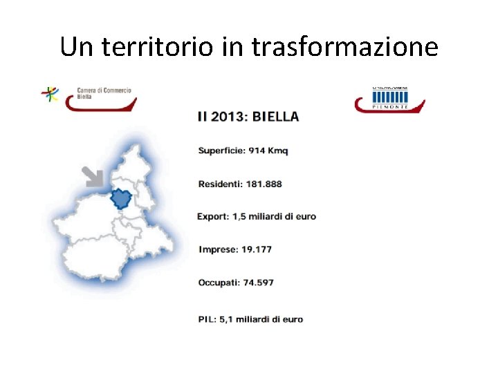 Un territorio in trasformazione 