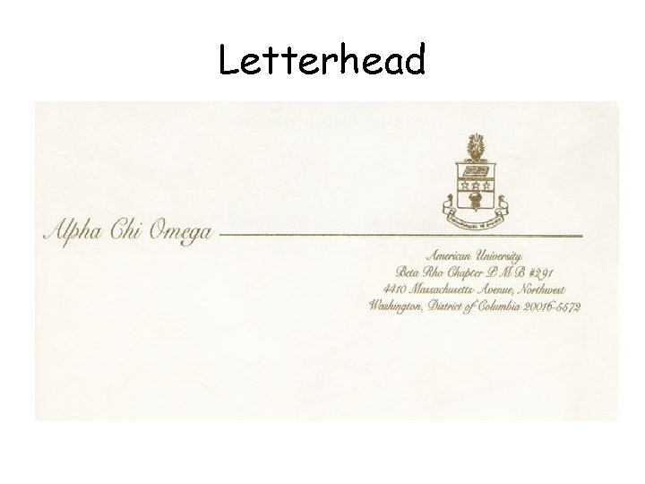 Letterhead 