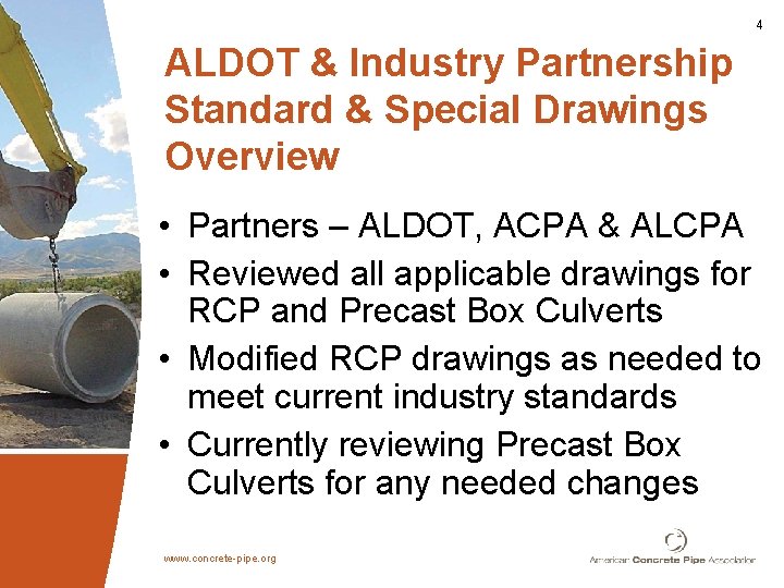 Alabama DOT Perspectives Benefits of Partnering DOTs