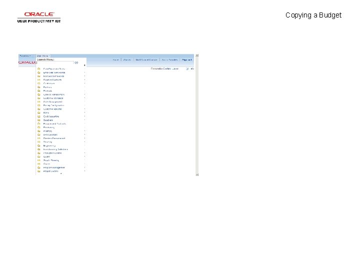 Copying a Budget 