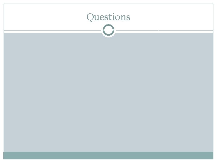 Questions 