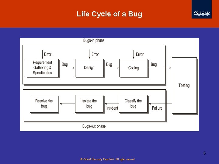 Life Cycle of a Bug 6 © Oxford University Press 2011. All rights reserved.