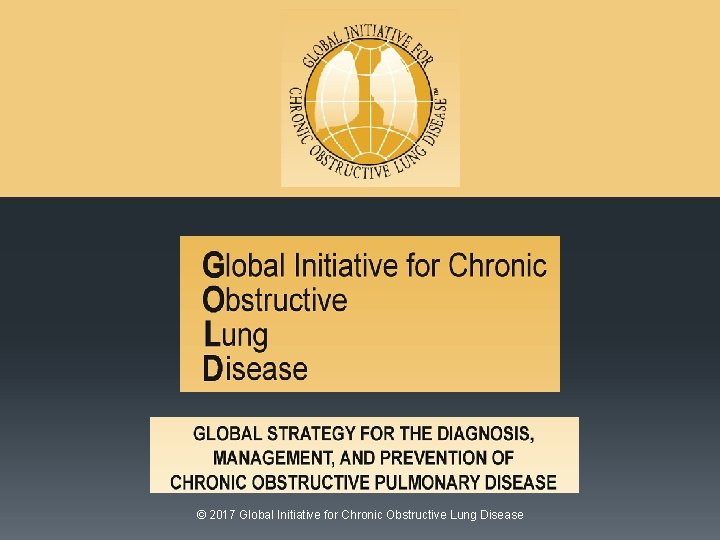 2017 Global Initiative for Chronic Obstructive Lung Disease
