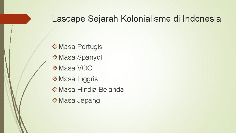 Lascape Sejarah Kolonialisme di Indonesia Masa Portugis Masa Spanyol Masa VOC Masa Inggris Masa
